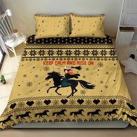 Horse Lover Christmas Christmas Bedding Set Xmas Holiday Patterns - Wonder Print Shop