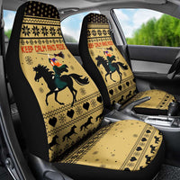 Horse Lover Christmas Christmas Car Seat Cover Xmas Holiday Patterns - Wonder Print Shop