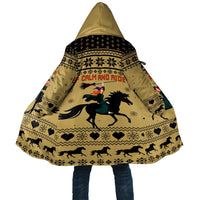 Horse Lover Christmas Christmas Cloak Xmas Holiday Patterns - Wonder Print Shop