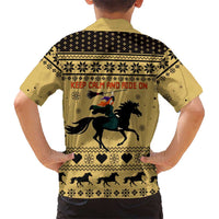 Horse Lover Christmas Christmas Kid Hawaiian Shirt Xmas Holiday Patterns - Wonder Print Shop