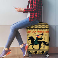 Horse Lover Christmas Christmas Luggage Cover Xmas Holiday Patterns - Wonder Print Shop