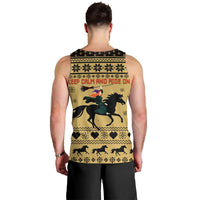 Horse Lover Christmas Christmas Men Tank Top Xmas Holiday Patterns - Wonder Print Shop