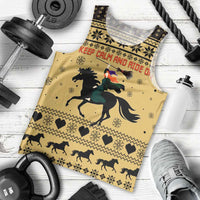 Horse Lover Christmas Christmas Men Tank Top Xmas Holiday Patterns - Wonder Print Shop