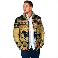 Horse Lover Christmas Christmas Padded Jacket Xmas Holiday Patterns - Wonder Print Shop