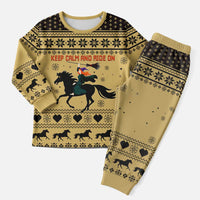 Horse Lover Christmas Christmas Pajama Set Xmas Holiday Patterns - Wonder Print Shop