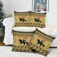 Horse Lover Christmas Christmas Pillow Cover Xmas Holiday Patterns - Wonder Print Shop