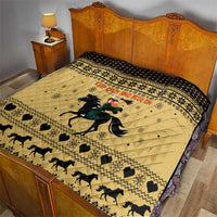 Horse Lover Christmas Christmas Quilt Xmas Holiday Patterns - Wonder Print Shop