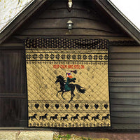 Horse Lover Christmas Christmas Quilt Xmas Holiday Patterns - Wonder Print Shop