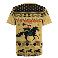 Horse Lover Christmas Christmas Rugby Jersey Xmas Holiday Patterns - Wonder Print Shop