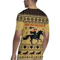 Horse Lover Christmas Christmas Rugby Jersey Xmas Holiday Patterns - Wonder Print Shop