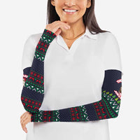 The Season To Be Jolly Siberian Husky Xmas Ball Christmas Arm Sleeves Xmas Holiday Patterns - Wonder Print Shop