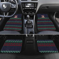 The Season To Be Jolly Siberian Husky Xmas Ball Christmas Car Mats Xmas Holiday Patterns - Wonder Print Shop