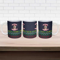 The Season To Be Jolly Siberian Husky Xmas Ball Christmas Ceramic Mug Xmas Holiday Patterns - Wonder Print Shop