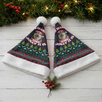 The Season To Be Jolly Siberian Husky Xmas Ball Christmas Santa Hat Xmas Holiday Patterns - Wonder Print Shop