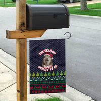 The Season To Be Jolly Siberian Husky Xmas Ball Christmas Garden Flag Xmas Holiday Patterns - Wonder Print Shop