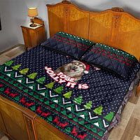 The Season To Be Jolly Siberian Husky Xmas Ball Christmas Quilt Bed Set Xmas Holiday Patterns - Wonder Print Shop