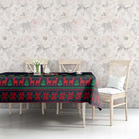 The Season To Be Jolly Siberian Husky Xmas Ball Christmas Tablecloth Xmas Holiday Patterns - Wonder Print Shop