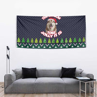 The Season To Be Jolly Siberian Husky Xmas Ball Christmas Tapestry Xmas Holiday Patterns - Wonder Print Shop