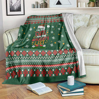 Too Cute For The Naughty List Christmas Blanket Xmas Holiday Patterns - Wonder Print Shop