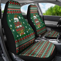 Too Cute For The Naughty List Christmas Car Seat Cover Xmas Holiday Patterns - Wonder Print Shop