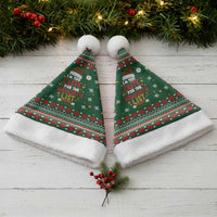 Too Cute For The Naughty List Christmas Santa Hat Xmas Holiday Patterns - Wonder Print Shop