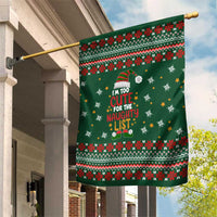 Too Cute For The Naughty List Christmas Garden Flag Xmas Holiday Patterns - Wonder Print Shop