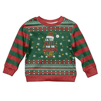 Too Cute For The Naughty List Christmas Kid Ugly Christmas Sweater Xmas Holiday Patterns - Wonder Print Shop