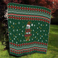 Too Cute For The Naughty List Christmas Quilt Xmas Holiday Patterns - Wonder Print Shop