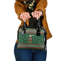 Too Cute For The Naughty List Christmas Shoulder Handbag Xmas Holiday Patterns - Wonder Print Shop