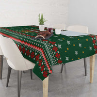 Too Cute For The Naughty List Christmas Tablecloth Xmas Holiday Patterns - Wonder Print Shop