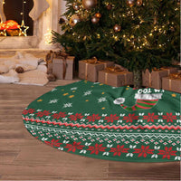 Too Cute For The Naughty List Christmas Tree Skirt Xmas Holiday Patterns - Wonder Print Shop
