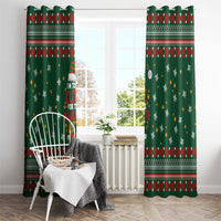 Too Cute For The Naughty List Christmas Window Curtain Xmas Holiday Patterns - Wonder Print Shop