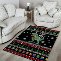 Tree Rex Christmas Area Rug Xmas Holiday Patterns - Wonder Print Shop