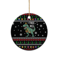 Tree Rex Christmas Ceramic Ornament Xmas Holiday Patterns - Wonder Print Shop
