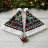 Tree Rex Christmas Santa Hat Xmas Holiday Patterns - Wonder Print Shop