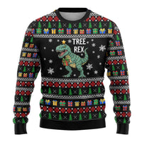 Tree Rex Christmas Ugly Christmas Sweater Xmas Holiday Patterns - Wonder Print Shop