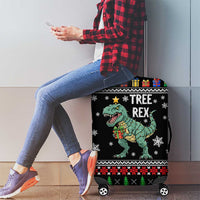 Tree Rex Christmas Luggage Cover Xmas Holiday Patterns - Wonder Print Shop