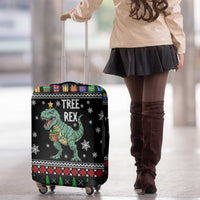 Tree Rex Christmas Luggage Cover Xmas Holiday Patterns - Wonder Print Shop
