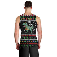 Tree Rex Christmas Men Tank Top Xmas Holiday Patterns - Wonder Print Shop
