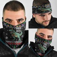Tree Rex Christmas Neck Gaiter Xmas Holiday Patterns - Wonder Print Shop