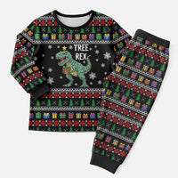 Tree Rex Christmas Pajama Set Xmas Holiday Patterns - Wonder Print Shop