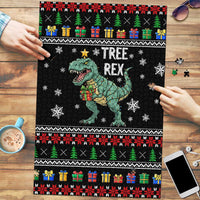 Tree Rex Christmas Puzzle Xmas Holiday Patterns - Wonder Print Shop