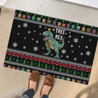 Tree Rex Christmas Rubber Doormat Xmas Holiday Patterns - Wonder Print Shop