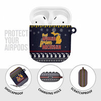 That Woman From Michigan Christmas AirPods Case Xmas Holiday Patterns - Wonder Print Shop