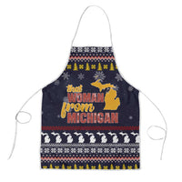 That Woman From Michigan Christmas Apron Xmas Holiday Patterns - Wonder Print Shop