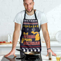 That Woman From Michigan Christmas Apron Xmas Holiday Patterns - Wonder Print Shop