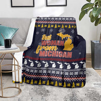 That Woman From Michigan Christmas Blanket Xmas Holiday Patterns - Wonder Print Shop