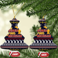 That Woman From Michigan Christmas Ceramic Ornament Xmas Holiday Patterns - Wonder Print Shop