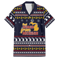 That Woman From Michigan Christmas Family Matching Off Shoulder Maxi Dress and Hawaiian Shirt Xmas Holiday Patterns - Wonder Print Shop