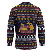 That Woman From Michigan Christmas Hockey Jersey Xmas Holiday Patterns - Wonder Print Shop
